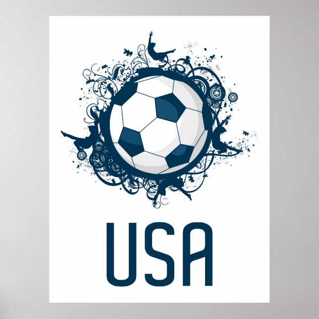 Póster Fútbol de Estados Unidos (Frente)