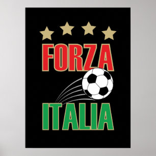 Póster Fútbol de Forza Italia