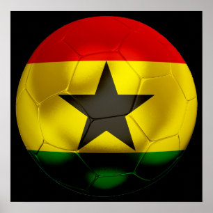 Póster Fútbol de Ghana