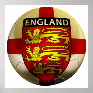 Póster Fútbol de Inglaterra