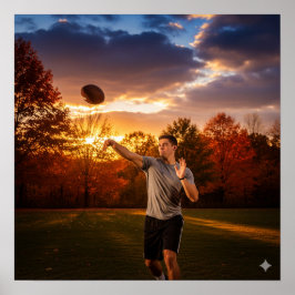 Póster Fútbol de otoño