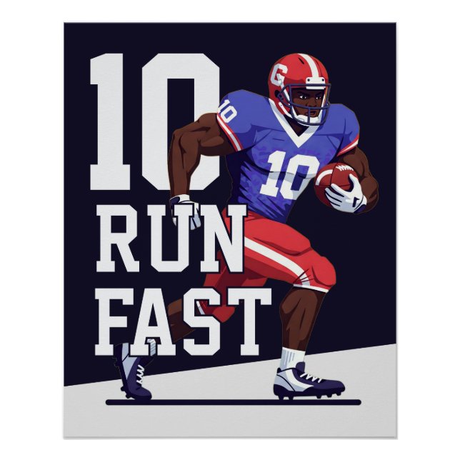 Póster Fútbol de Touchdown Time (Anverso)