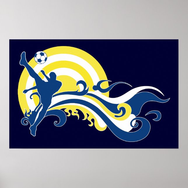 Póster fútbol de verano (Frente)