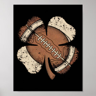 Póster Fútbol Día de San Patricios Chicos Chicas Hombres
