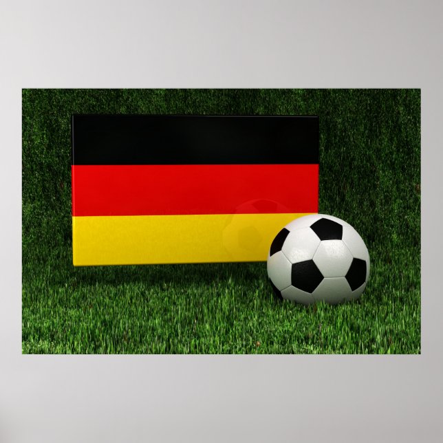 Póster Fútbol en Alemania (Frente)