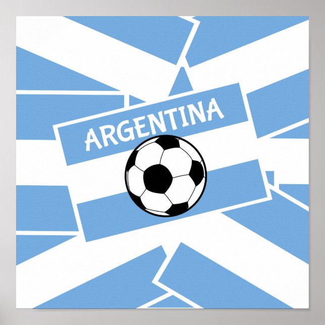 Póster Fútbol en Argentina (Frente)