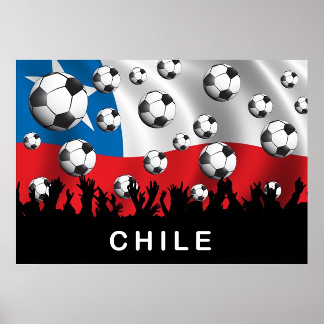 Póster Fútbol en Chile (Frente)