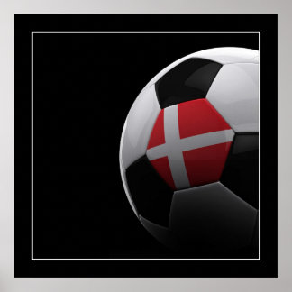 Póster Fútbol en Dinamarca - POSTER