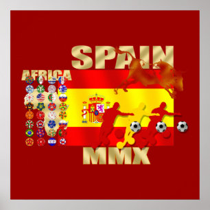 Póster Fútbol en España