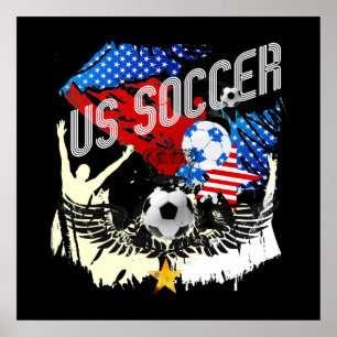 Póster Fútbol en Estados Unidos