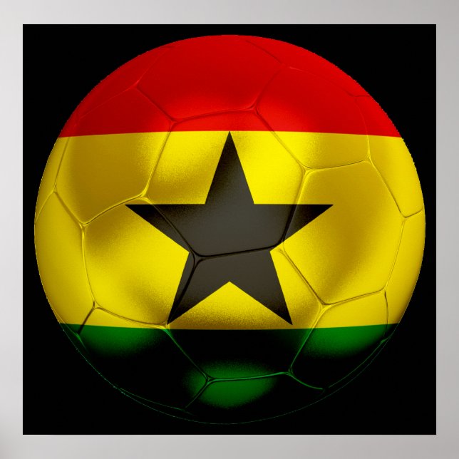 Póster Fútbol en Ghana (Frente)