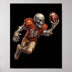 Póster Fútbol en Guay Touchdown Halloween
