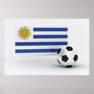 Póster Fútbol en Uruguay
