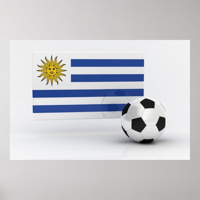 Póster Fútbol en Uruguay (Frente)