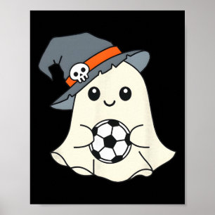 Póster Fútbol Fantasma Ghoooal Halloween Divertido Fútbol