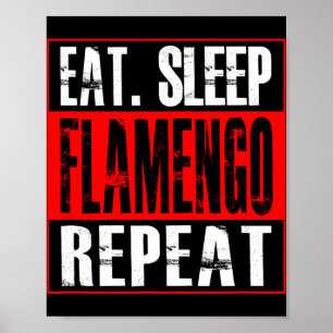 Póster Fútbol Flamengo - Camiseta Come Duerme Flamengo Re