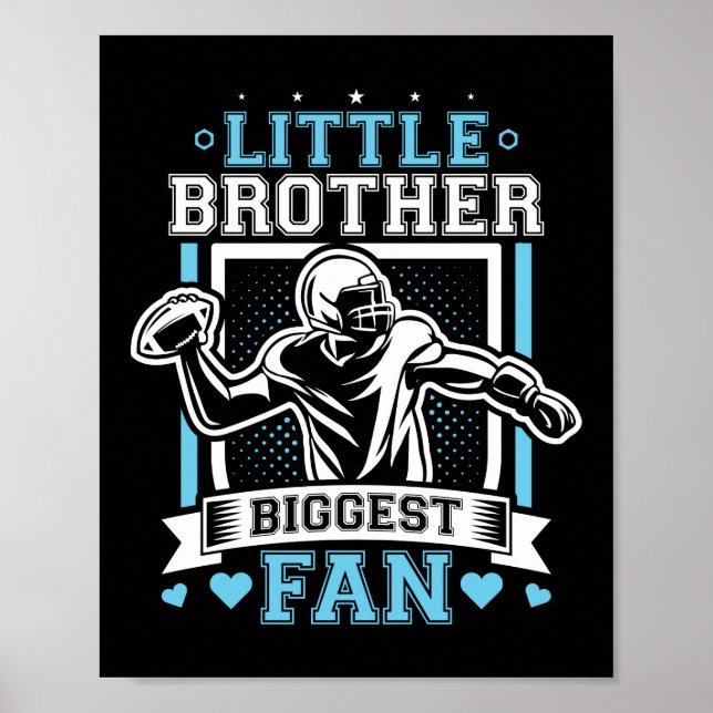 Póster Fútbol Funny del Pequeño Hermano Mayor (Frente)