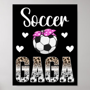 Póster Fútbol Gaga Leopardo Abuela Gaga De Un Jugador De