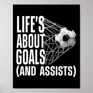 Póster Fútbol genial para hombres y mujeres amantes del f