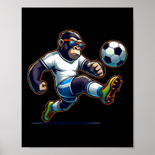 Póster Fútbol Gorilla Byll Chicos 
