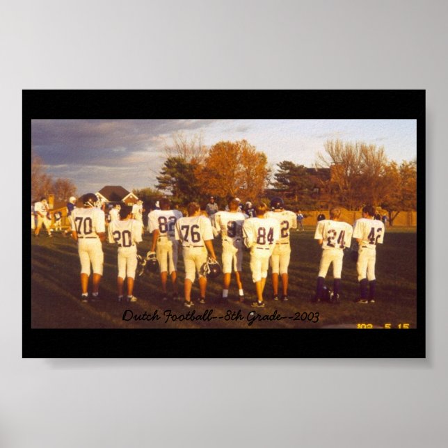 Póster Fútbol holandés2 (Frente)