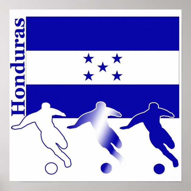 Póster Fútbol Honduras (Frente)