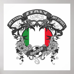 Póster Fútbol Italia