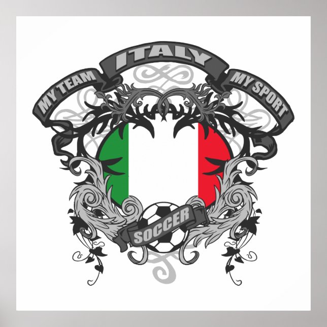 Póster Fútbol Italia (Frente)