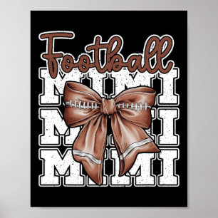 Póster Fútbol Mimi Coquette Bow Sport Abuela Madres D