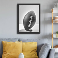 Fútbol minimalista en negro y blanco