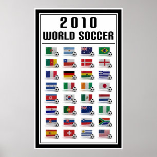 Póster Fútbol Mundial