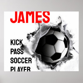 Póster Fútbol personalizado