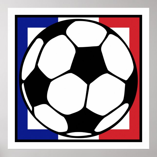 Póster fútbol. plaza francesa. (Frente)