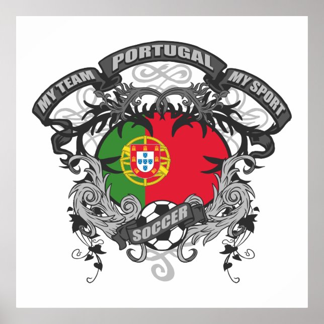 Póster Fútbol Portugal (Frente)
