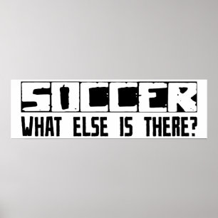 Póster ¿Fútbol qué más está allí?