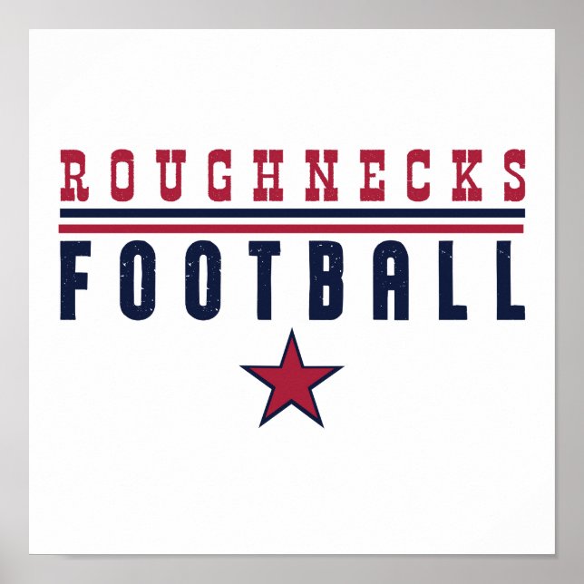 Póster Fútbol Roughnecks (Frente)