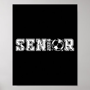 Póster Fútbol Senior 2026 Graduación de Jugador de Fútbol