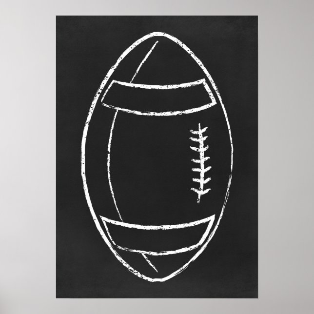 Póster fútbol tiza (Frente)