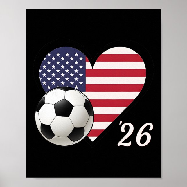 Póster Fútbol Usa 2026  (Frente)