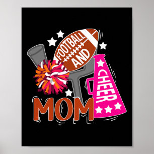 Póster Fútbol y animar a mamá Mejor animación y fútbol