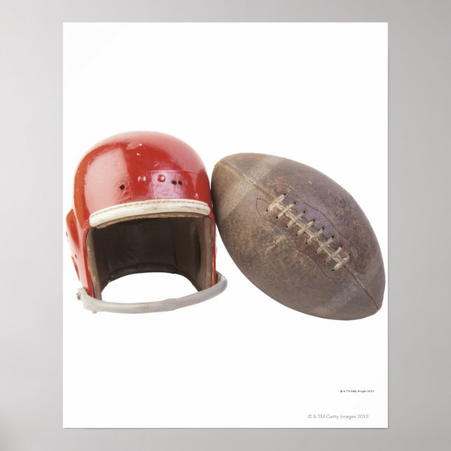 Póster Fútbol y casco (Frente)