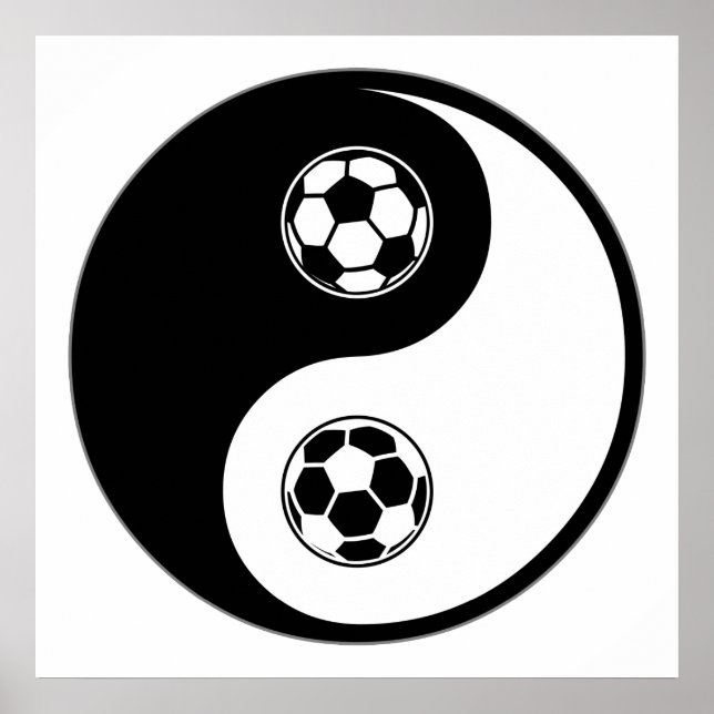 Póster Fútbol Yin Yang (Frente)
