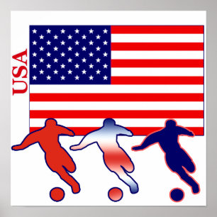Póster Futbolistas De Estados Unidos