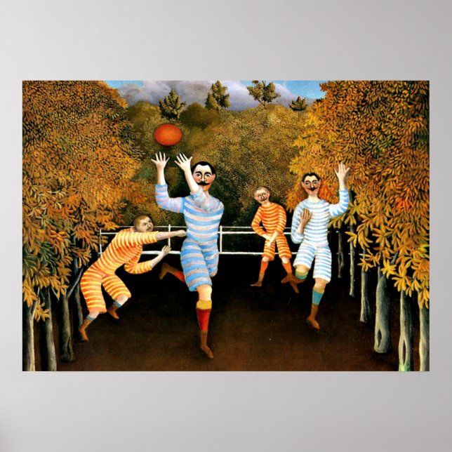 Póster Futbolistas Del Henri Rousseau (Frente)