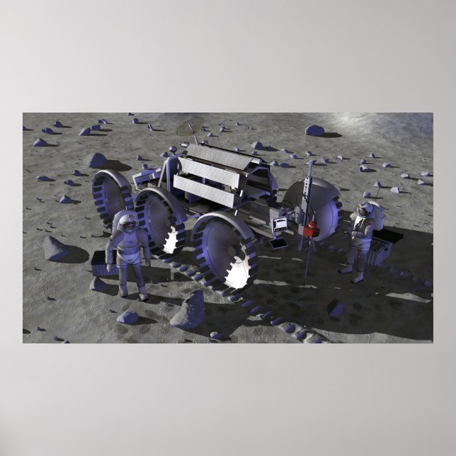 Póster Futuras misiones de exploración espacial 13 (Frente)