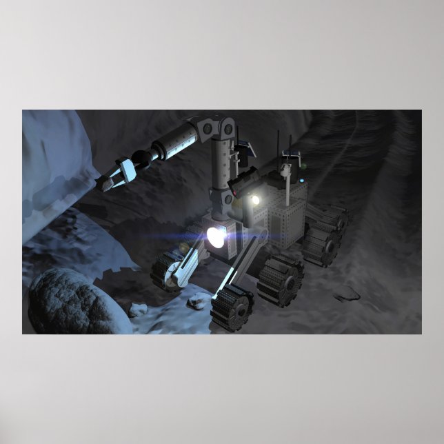 Póster Futuras misiones de exploración espacial 9 (Frente)