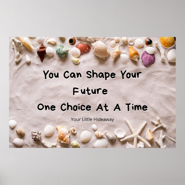 Póster "Future" Positive Quotation "Wall art & Poster"  (Frente)