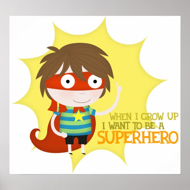 Póster Future superhero (large poster) (Frente)