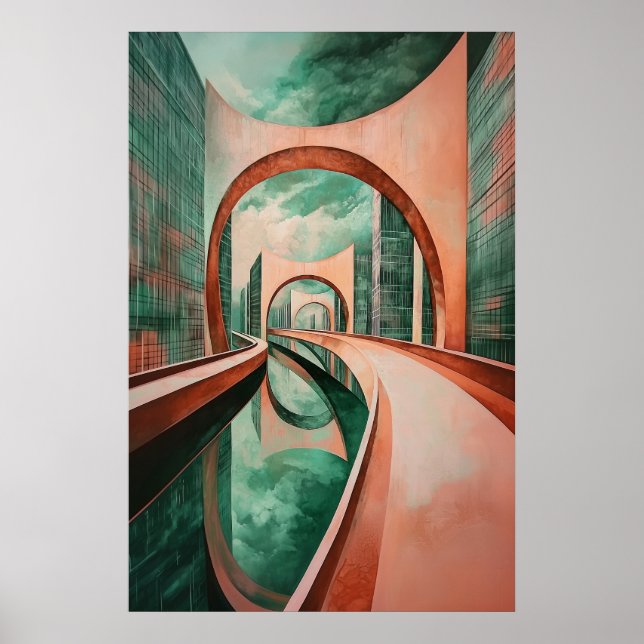 Póster Futurismo retro 1154 (Frente)