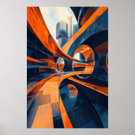 Póster Futurismo retro 1155